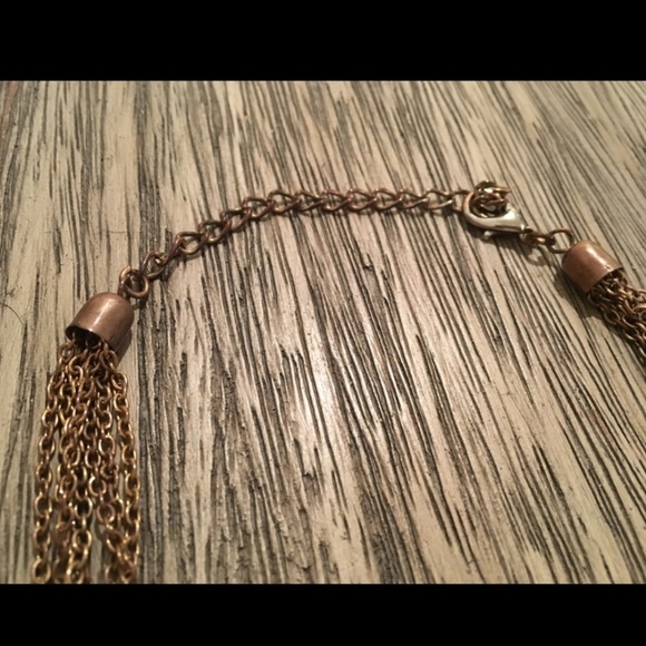 New Anthropologie Copper layer Necklace in gift bag - Picture 5 of 7